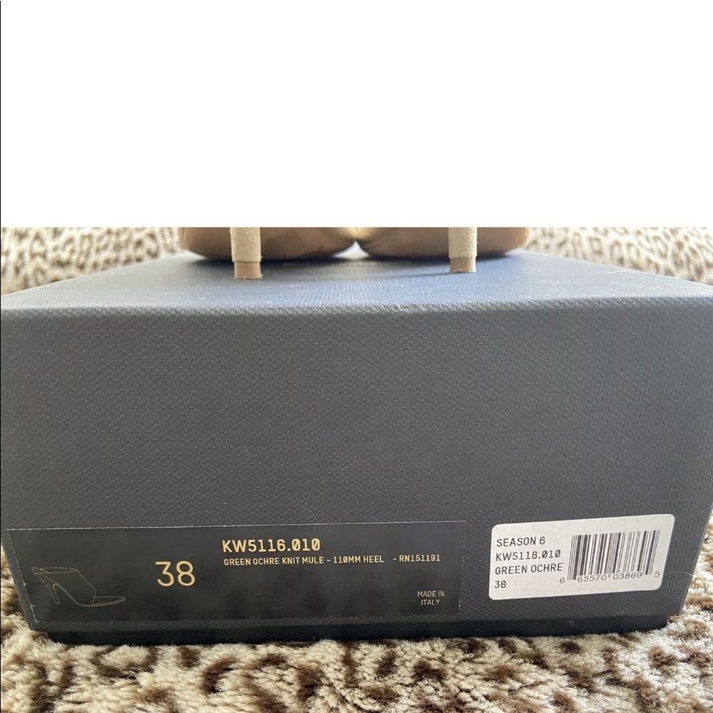 Yeezy open-toe mules Stretch canvas season 6 38 - Picture 4 of 6